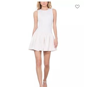 Alice + Olivia White Mini Dress